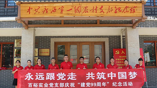 “永遠跟黨走，共筑中國夢(mèng)” | 百裕集團七一黨建活動(dòng)